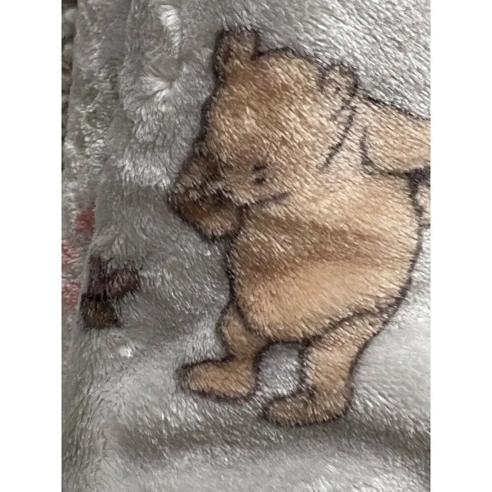 Pooh Bear Collection Winnie The Pooh Piglet Throw Blanket 50” X 70” NEW‎